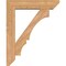 Ekena Millwork Balboa Slat Smooth Bracket w/ Offset Brace, Western Red Cedar, 7 1/2"W x 34"D x 42"H BKT0806X34X42BOA06SWR - alternate 4
